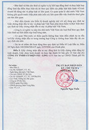 Vietnam Company License  Page 05